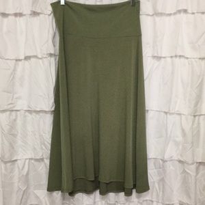 LulaRoe Azure skirt green small